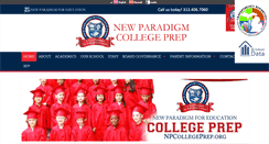 Desktop Screenshot of npcollegeprep.org